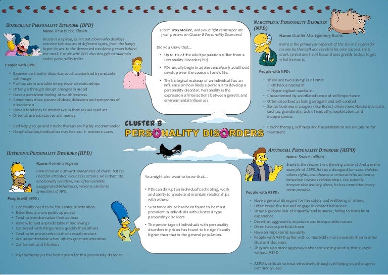 Cluster B personality disorders