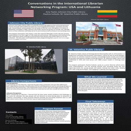 Conversations in the International Librarian Networking Program: USA and Lith...