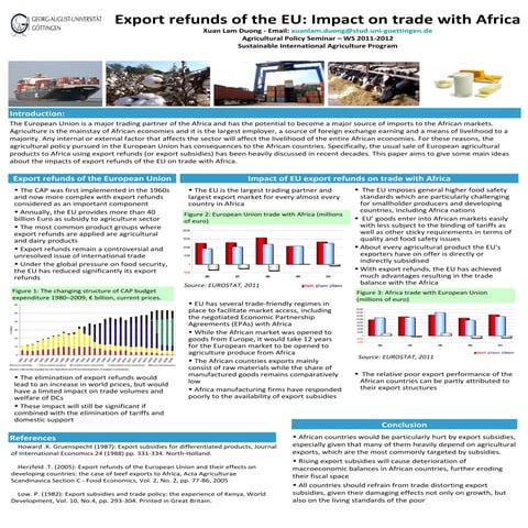 Poster   export refunds of the eu