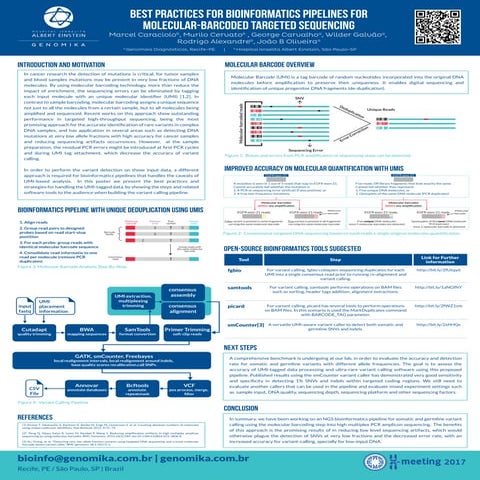 Best Practices for Bioinformatics Pipelines for Molecular-Barcoded Targeted Sequencing