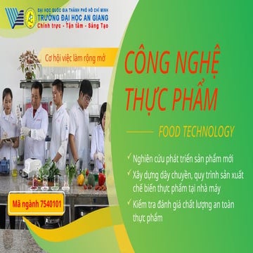 Poster Food Technology Food TechnologyFood Technology | PPTX