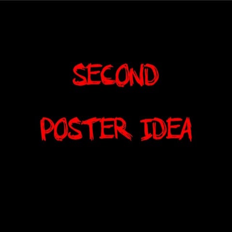 Second Poster Idea