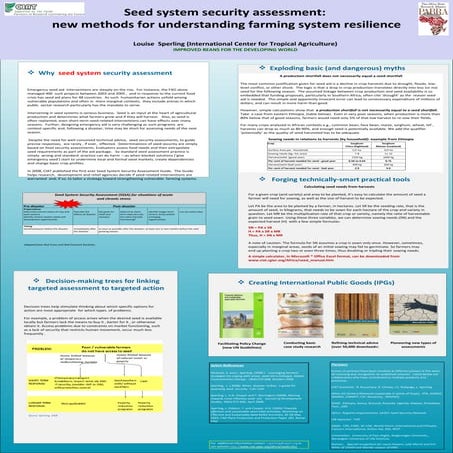Poster98: Seed system security asssessment new methods for understanding farm...