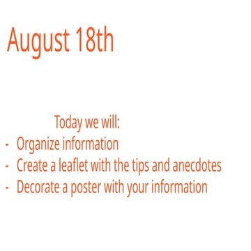 Poster activity about verbs and adverbs of movement