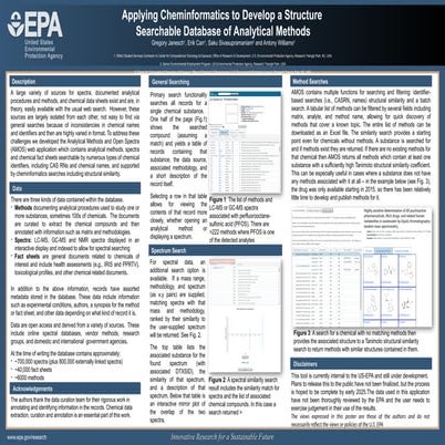 Applying Cheminformatics to Develop a Structure Searchable Database of ...