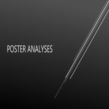 Poster analyses