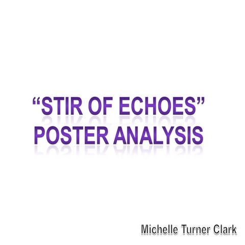 Poster Analysis
