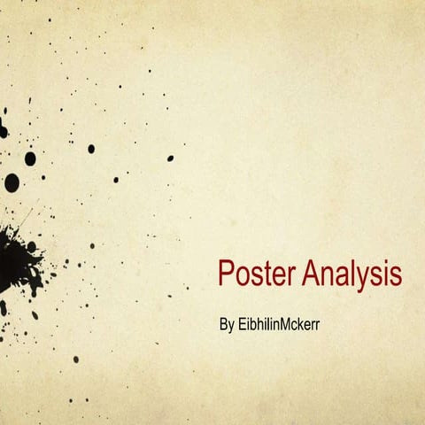 Poster Analysis