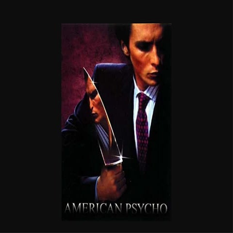 Poster analysis: American Psycho | PPTX