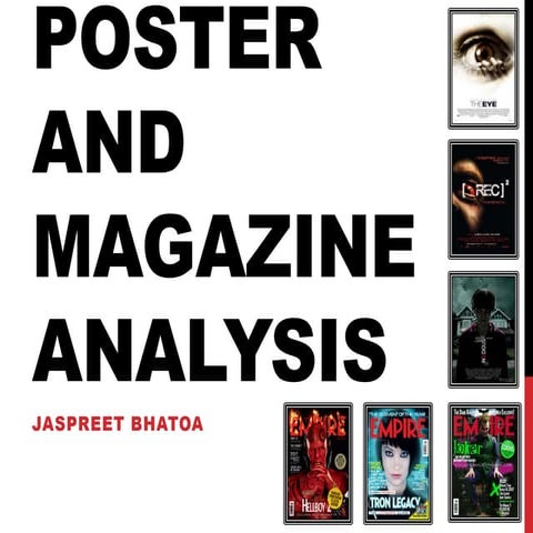 Poster and magazine analysis