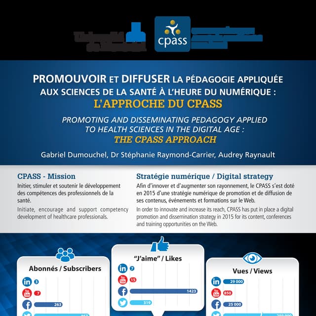 Promouvoir et diffuser la pédagogie appliquée aux sciences de la santé à l’heure du numérique : l’approche du CPASS