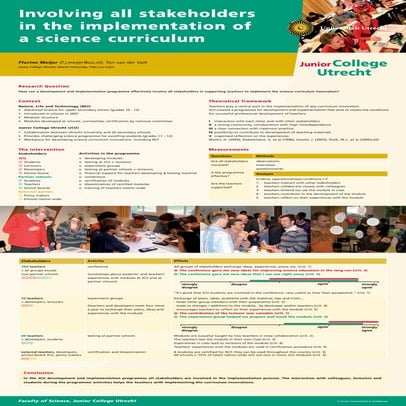 Involving all stakeholders in the implementation of a science curriculum