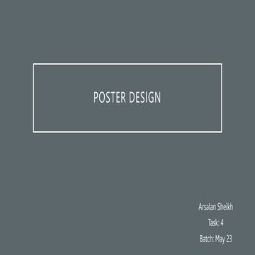 POSTER DESIGN | PPTX