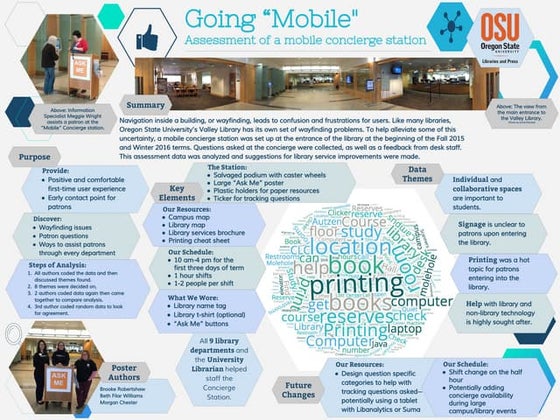 Going “Mobile" Assessment of a mobile concierge station