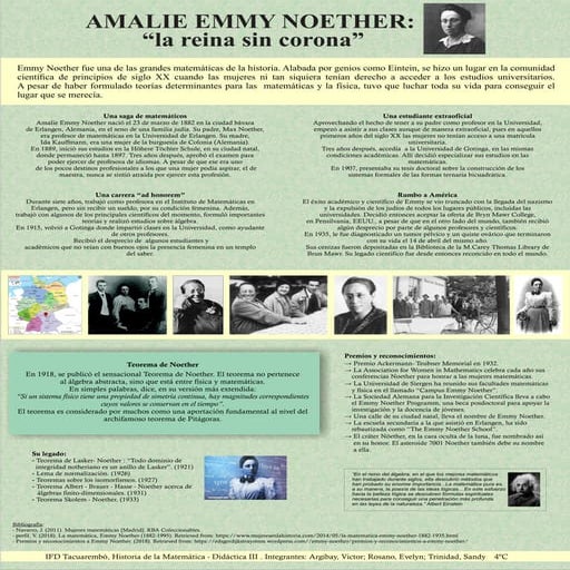 Poster Emmy Noether | PDF