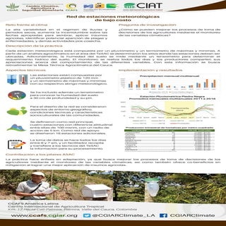 Poster: Red de estaciones meteorológicas de bajo costo