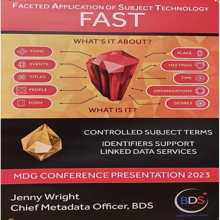 Poster: FAST : can it lighten the load, and what is the impact? / Jenny Wright (BDS).