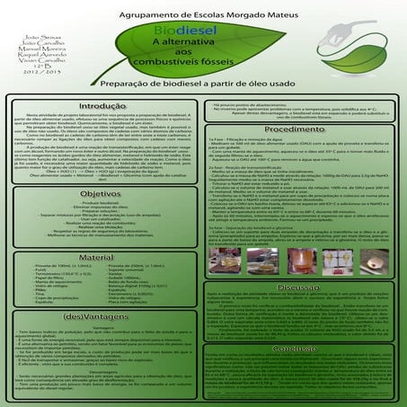 Cartaz biodiesel | PDF