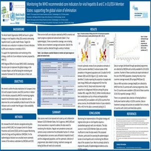 Supporting the global vision of hepatitis B and C elimination - poster for IL...