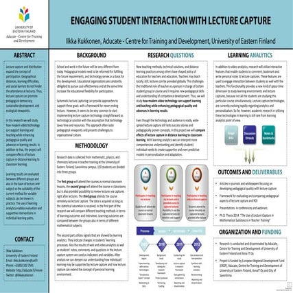 Engaging student interaction with lecture capture