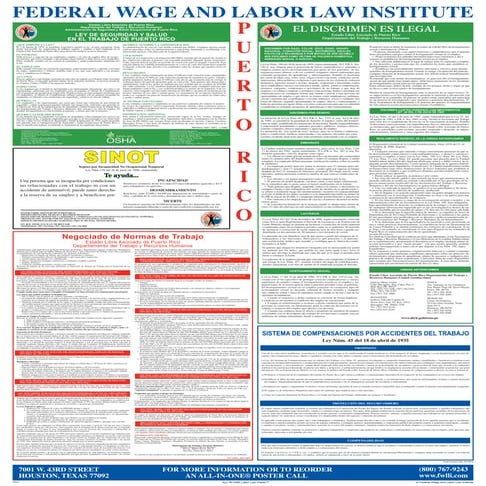 Poster  legislacion laboral puerto rico