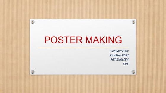 Silhouette poster design | PPTX