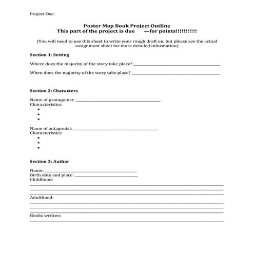 Poster map outline | DOC