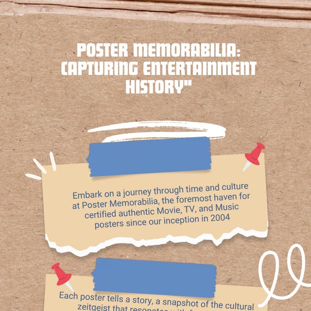 Discover Authenticity: Poster Memorabilia's Iconic Collection | PDF