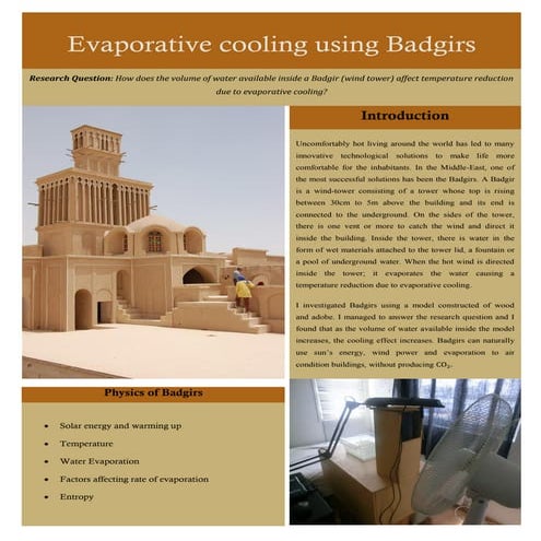 Extended Essay Poster part 1