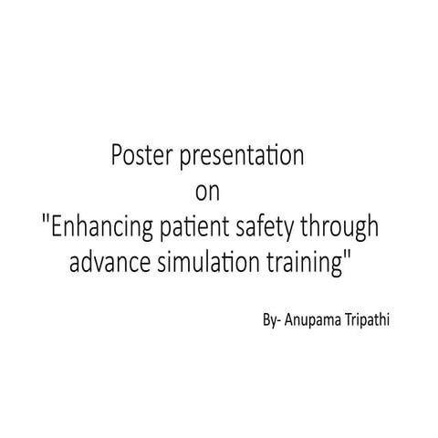 Enhancing Patient Safety Through Advanced Simulation Training in ...
