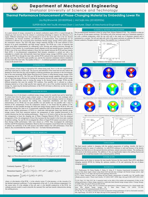 Poster on air pcm heat exchanger | PDF