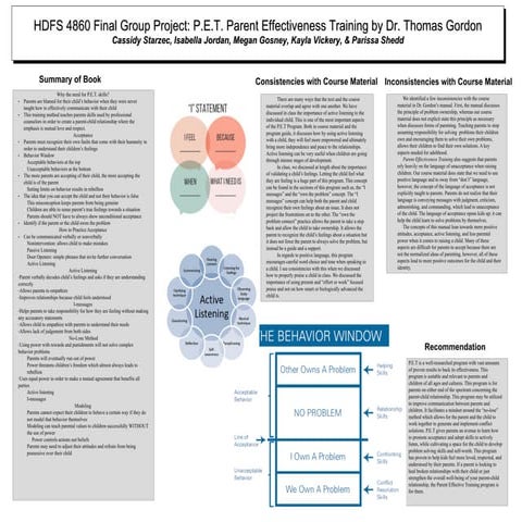 Parent effectiveness training pres | PPTX