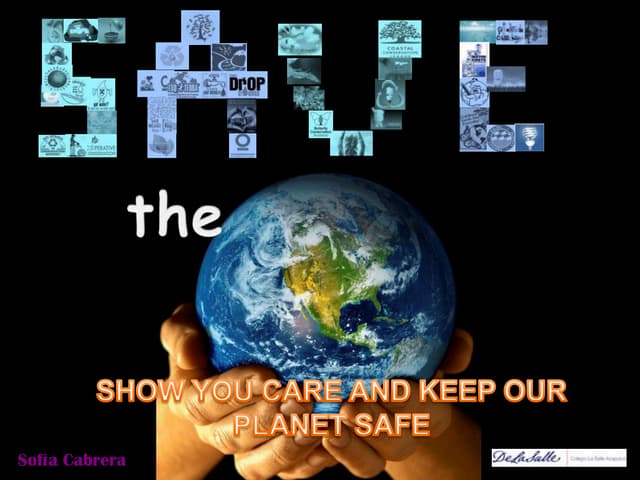 Save Our Planet Earth Posters