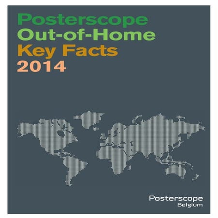 Posterscope OOH Key Facts Belgium 2014