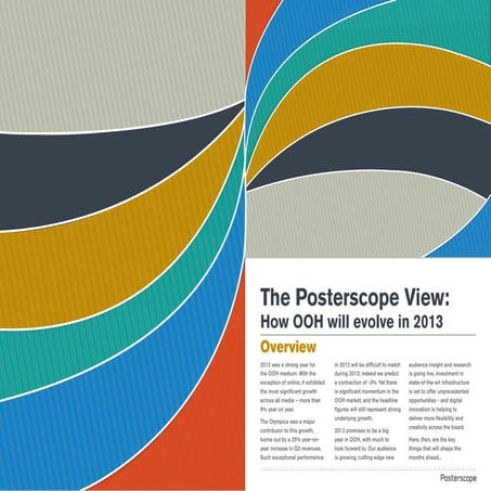 The Posterscope View: How OOH Will Evolve in 2013 