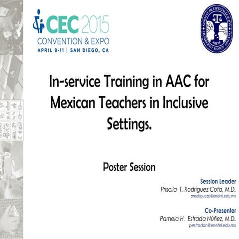 Poster session Priscila Rodríguez Cota y Pamela Estrada Núñez CEC  04 15