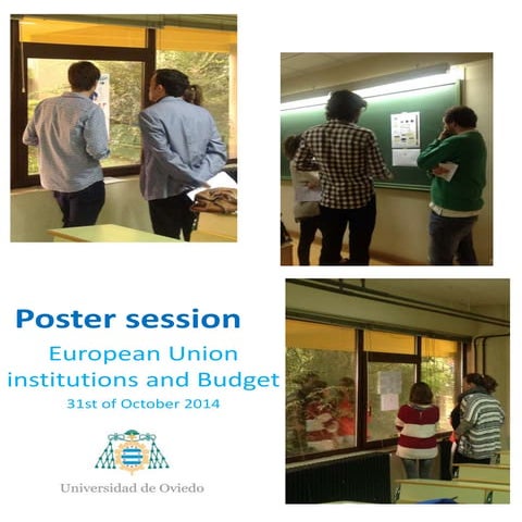 Posters Session EU: institutions and Budget 2014 15