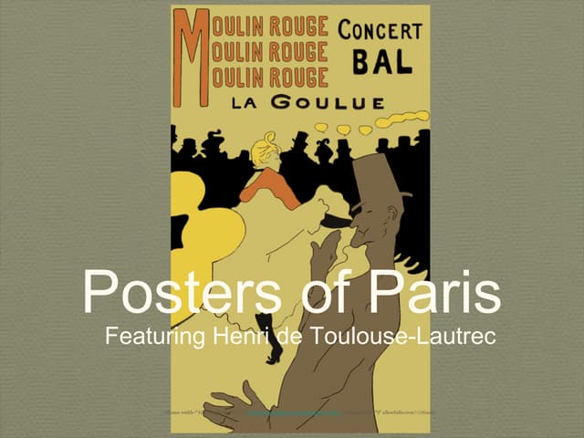 Posters of paris