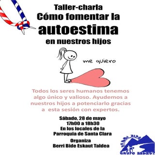 Poster taller charla autoestima 28 ...