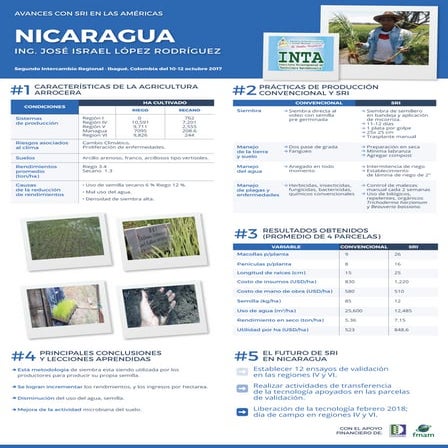 Poster: Avances cons SRI en las Américas - Nicaragua