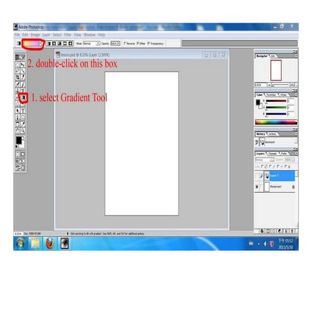 Poster tutorial (gradient   colour target)