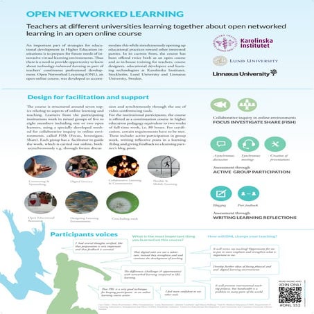 Open Networked Learning