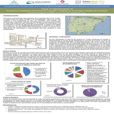 Utilización de Twitter como apoyo a los servicios bibliotecarios en ciencias ...