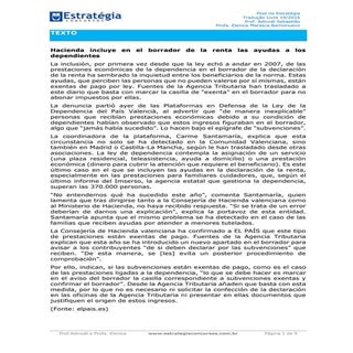 Espanhol - Tradução Livre 19/2016 -...