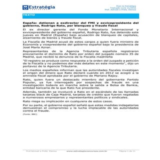 Espanhol - Tradução Livre 21/2016 -...