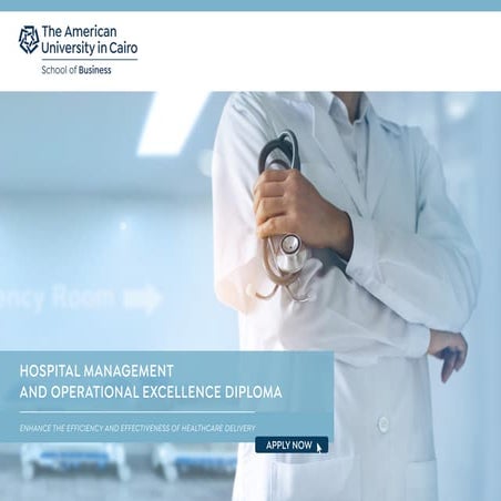 Postgraduate Diploma in Hospital Management and Operational Excellence - Broc...