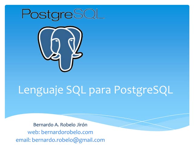 PostgreSQL