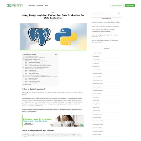 Using Postgresql And Python For Data Evaluation For Data Evaluation | PDF