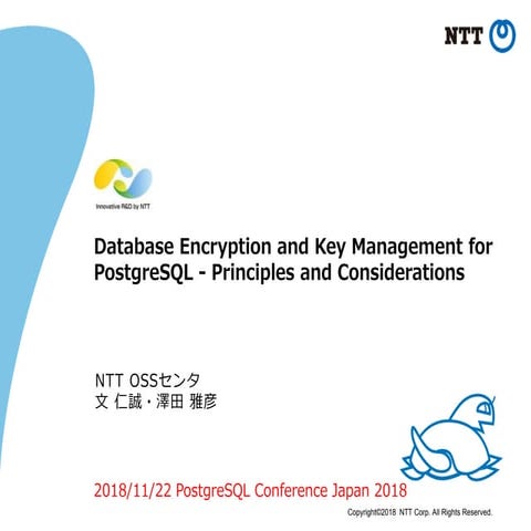 Database Encryption and Key Management for PostgreSQL - Principles and ...