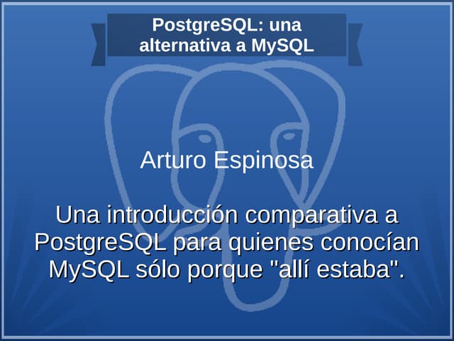 PostgreSQL vs MySQL: PostgreSQL com...